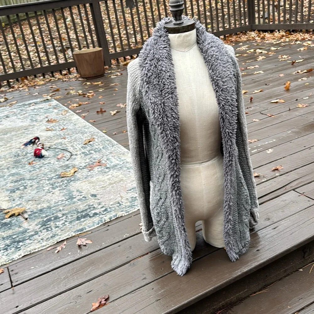 Sleeping on Snow (Anthropologie) gray wool sweater size XS